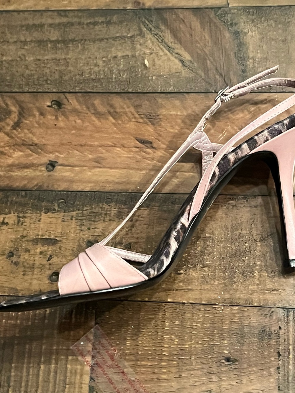 Nine West Leather Strappy Heels Sz 10 - Picture 4 of 6